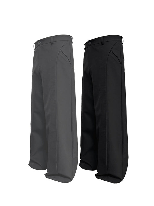 LOOSE LEAF Relaxed Trousers with UNION Buttons