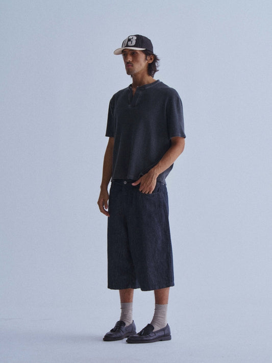 Raw Hem Denim Shorts