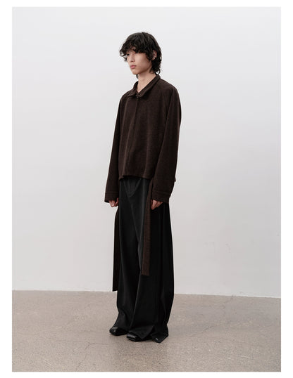 Laced Raglan Harrington Jacket