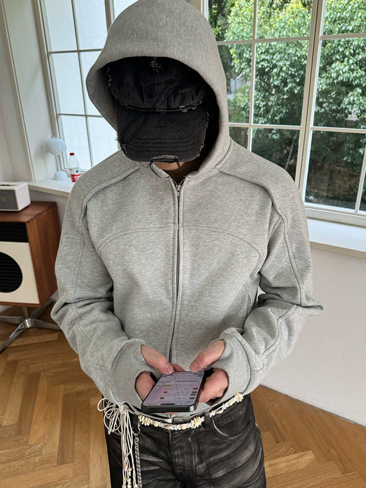 ARMOUR HOODIE Structured Boxy Sweatshirt