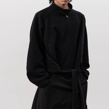 Laced Raglan Harrington Jacket