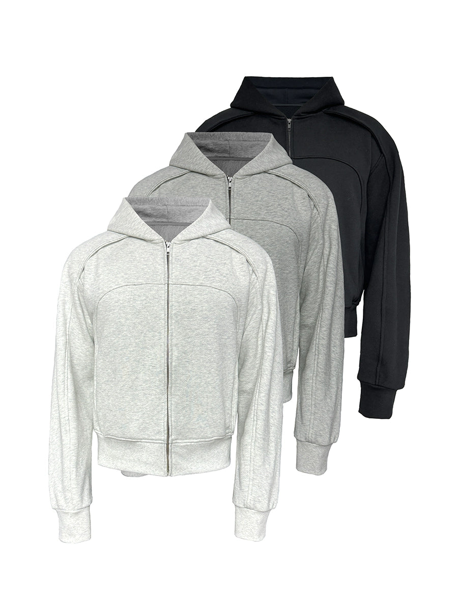 ARMOUR HOODIE Structured Boxy Sweatshirt