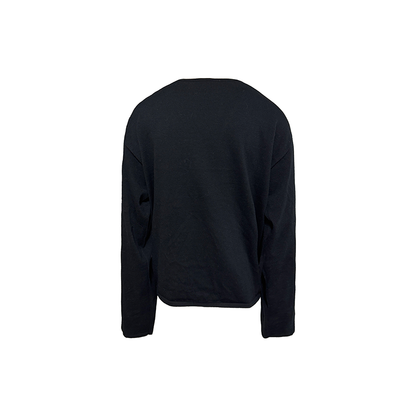 Drop Shoulder Jacquard Dog Knit Sweater