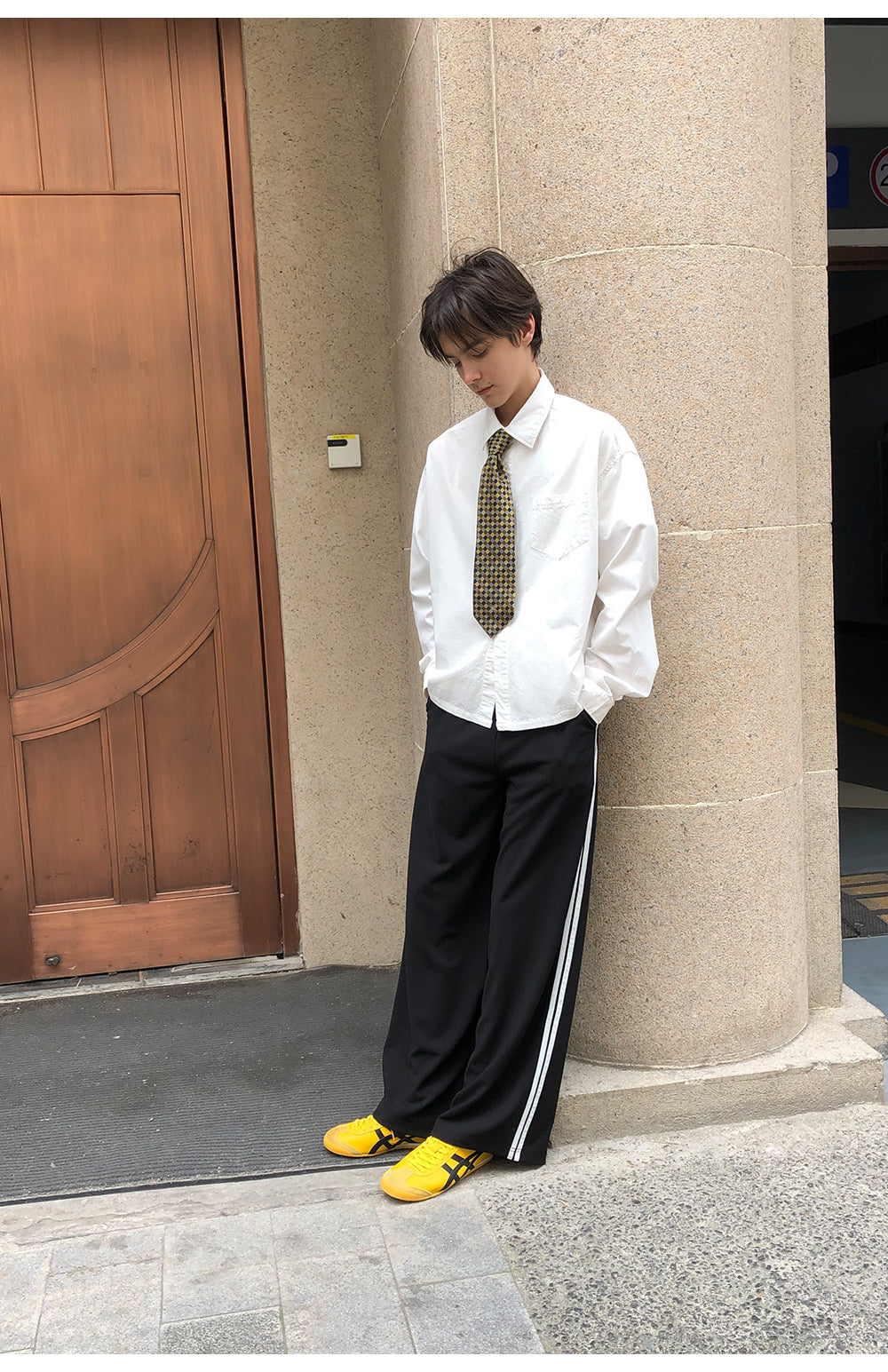 Side-Stripe Straight Sweatpants