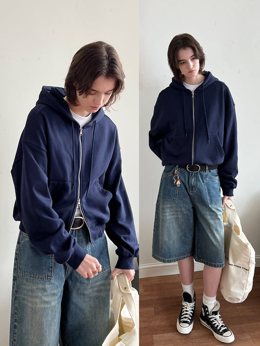 American Retro Zip Hoodie