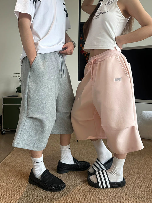 Cropped Wide-Leg Sweatpants