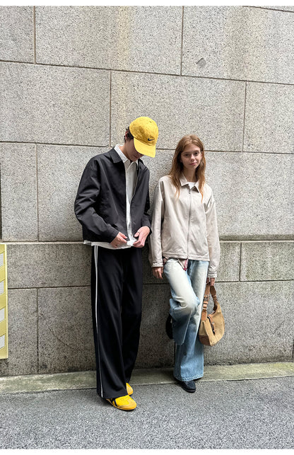 Side-Stripe Straight Sweatpants