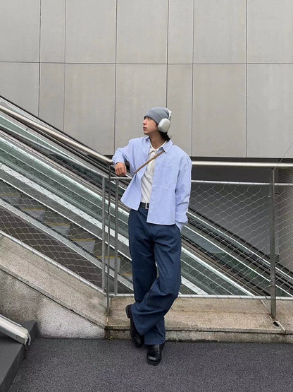 Premium Box Fit Striped Shirt