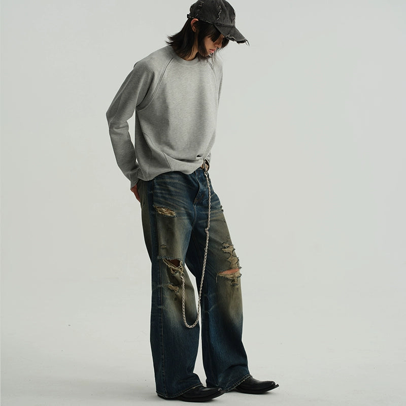 Tencel Shoulder Armor Sweatshirt