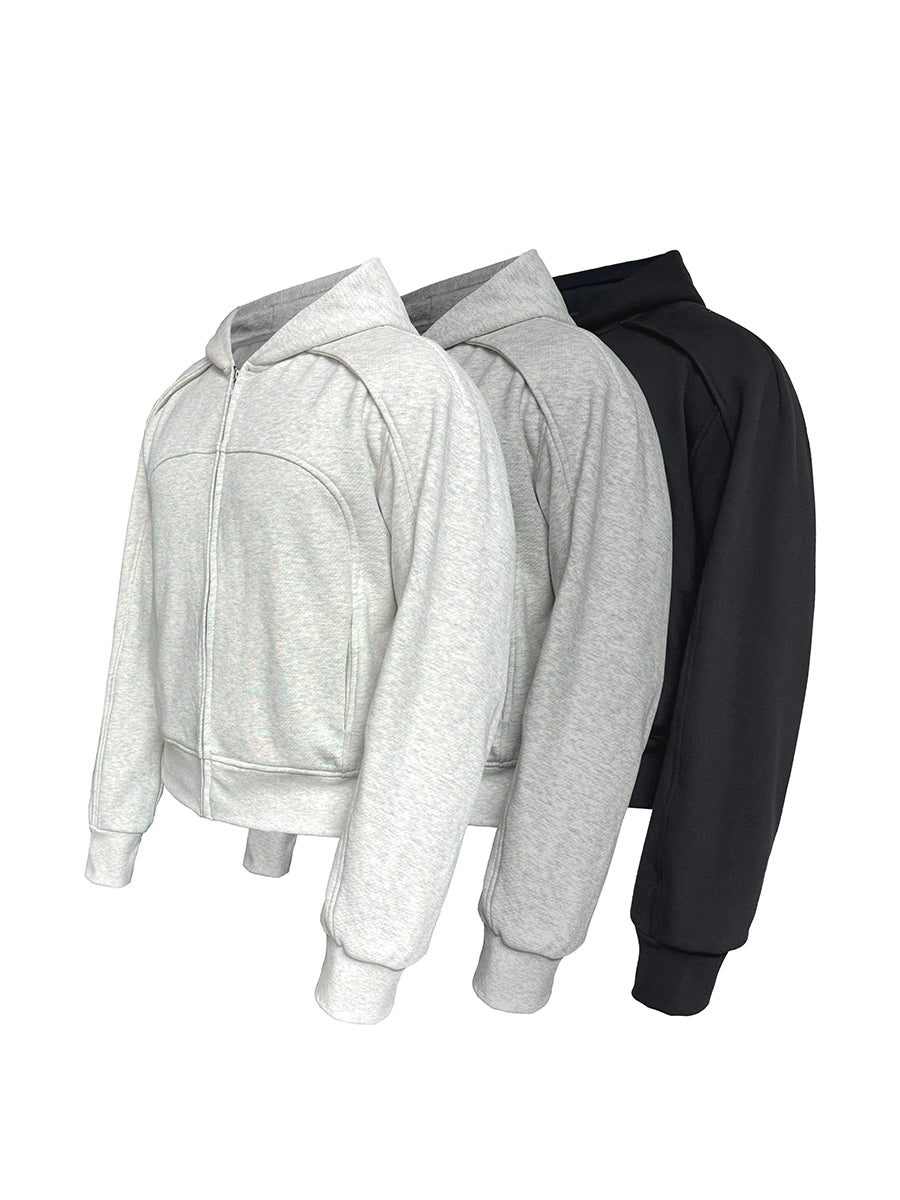 ARMOUR HOODIE Structured Boxy Sweatshirt