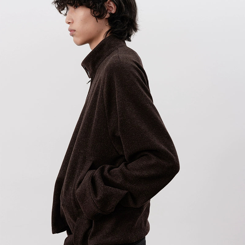 Laced Raglan Harrington Jacket