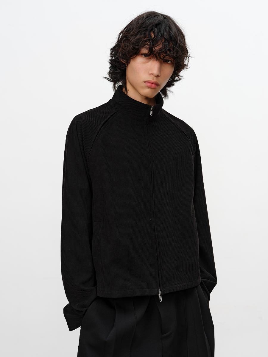 Double-Zip Corduroy Jacket