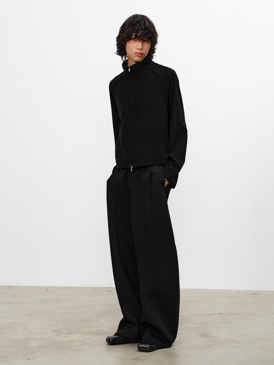 Double-Zip Corduroy Jacket