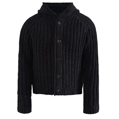 Heavyweight Rib-Knit Hoodie