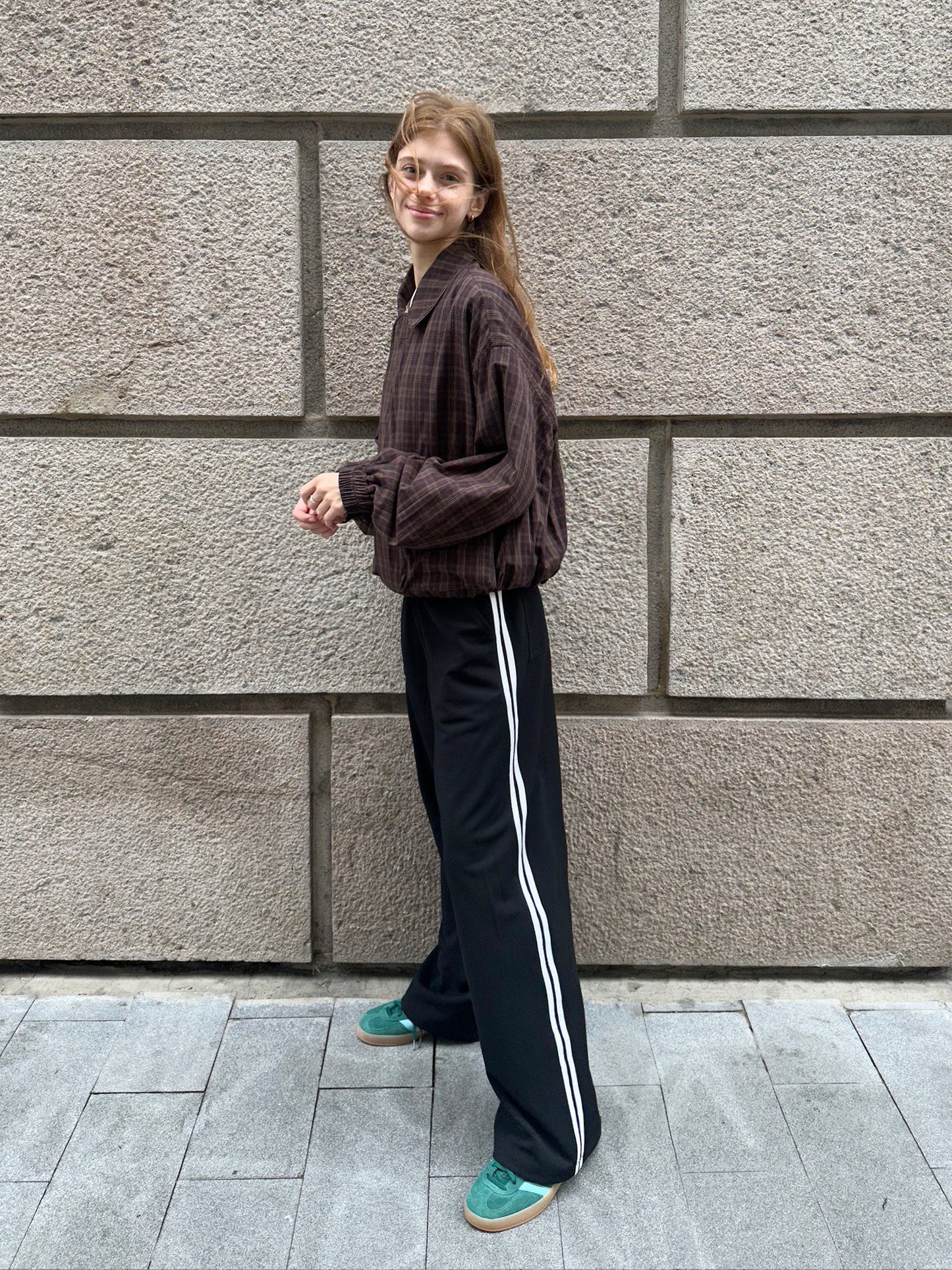 Side-Stripe Straight Sweatpants
