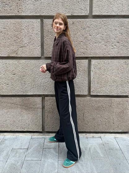 Side-Stripe Straight Sweatpants