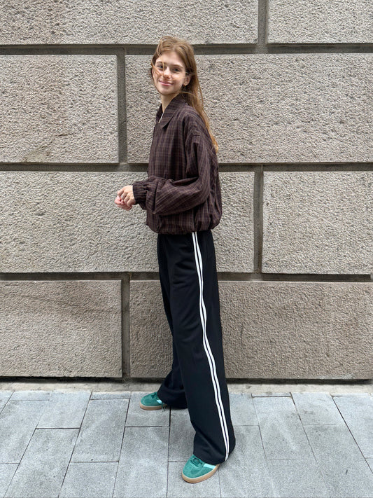 Side-Stripe Straight Sweatpants